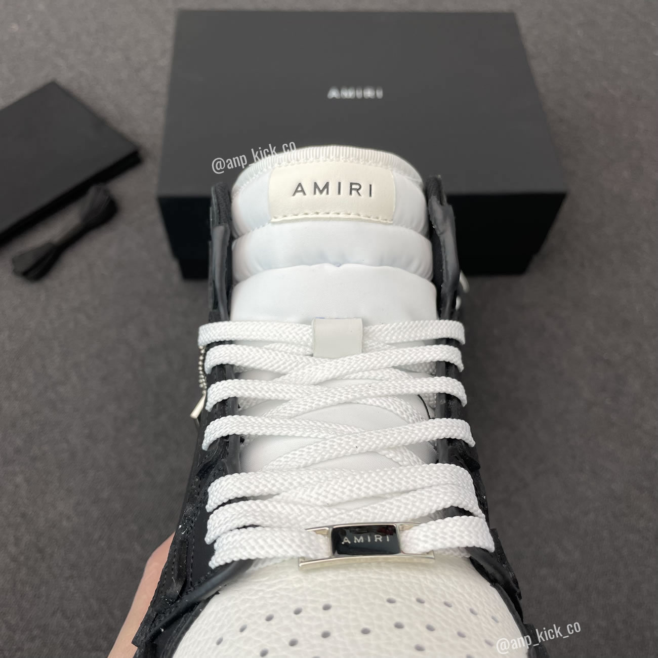 A M I R I Skel Top High Leather Sneakers Black White Anpkick Mfs002 004 (9) - www.newkick.org