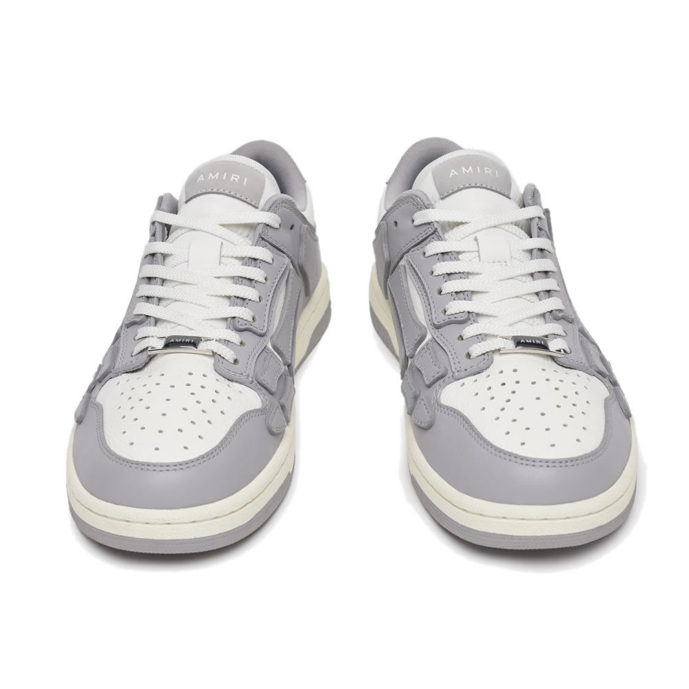 A M I R I Skel Top Low Leather Sneakers Grey White Mfs003 043 (5) - www.newkick.org A M I R I Skel Top Low Leather Sneakers Grey White Mfs003 043 (5) - www.newkick.org