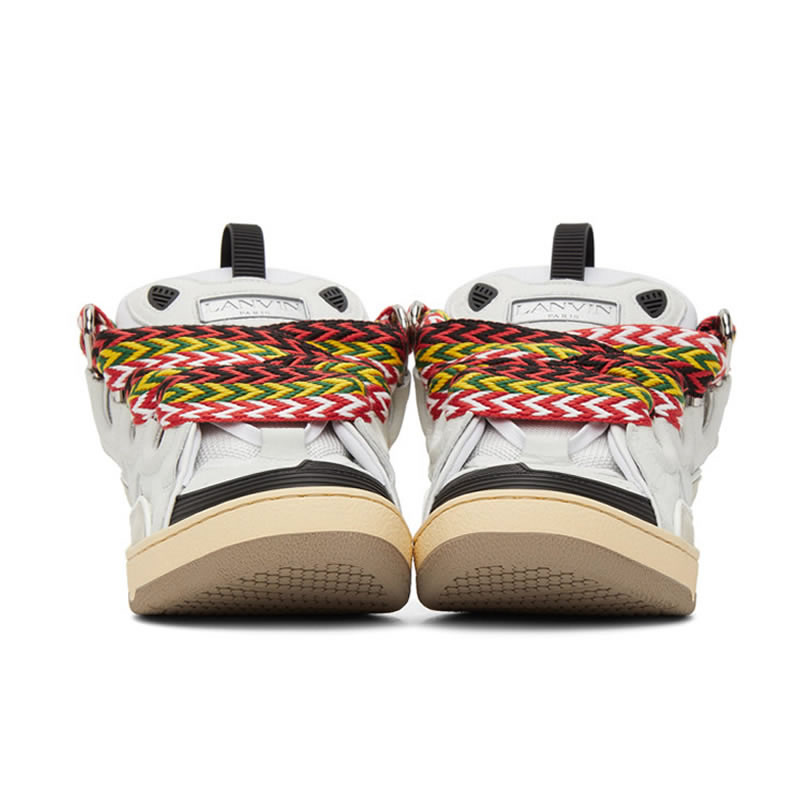 L A N V I N Leather Curb Sneakers White Drag A20 (3) - www.newkick.org L A N V I N Leather Curb Sneakers White Drag A20 (3) - www.newkick.org
