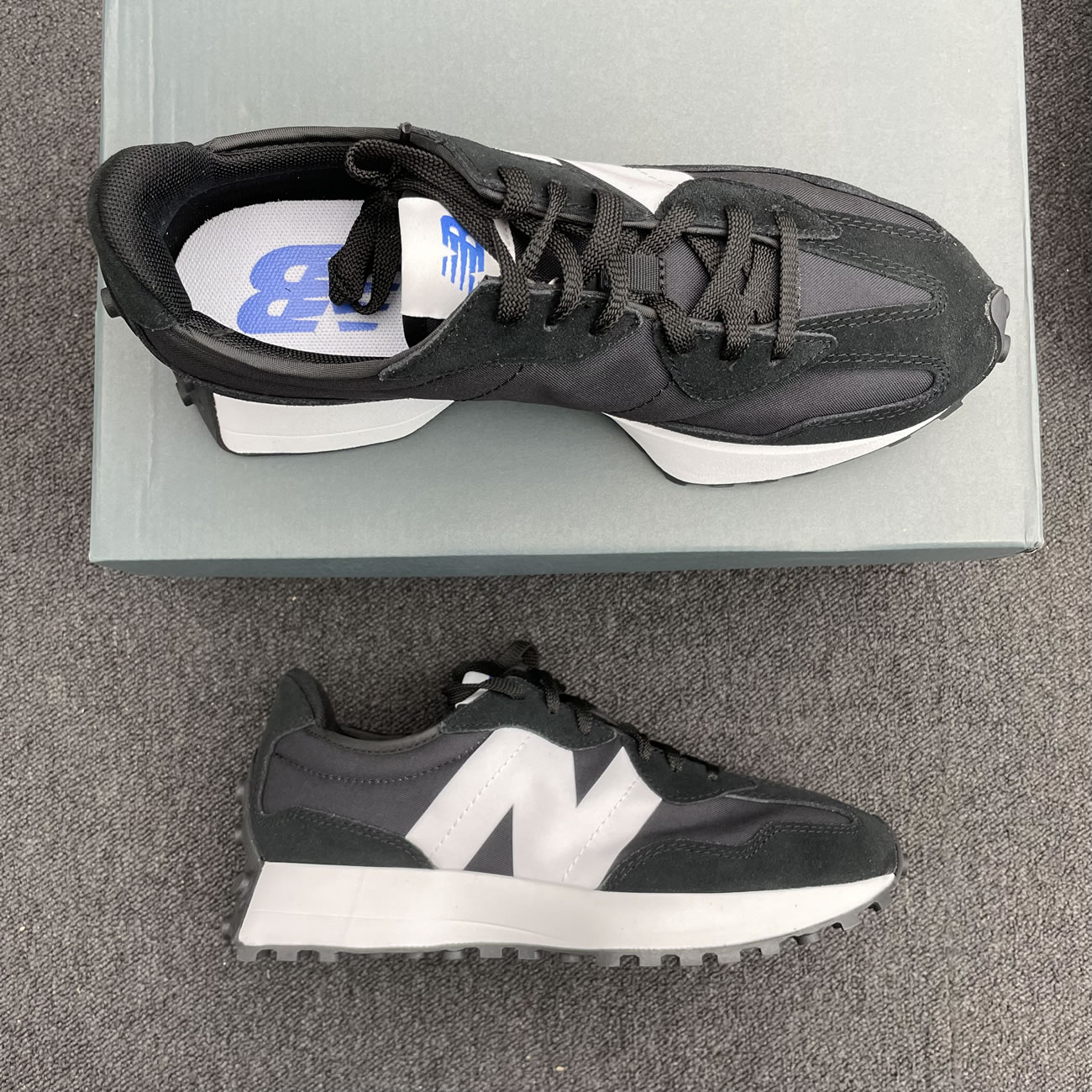 New Balance 327 Low Top Trainers Sneakers Ms327cpg (1) - www.newkick.vip