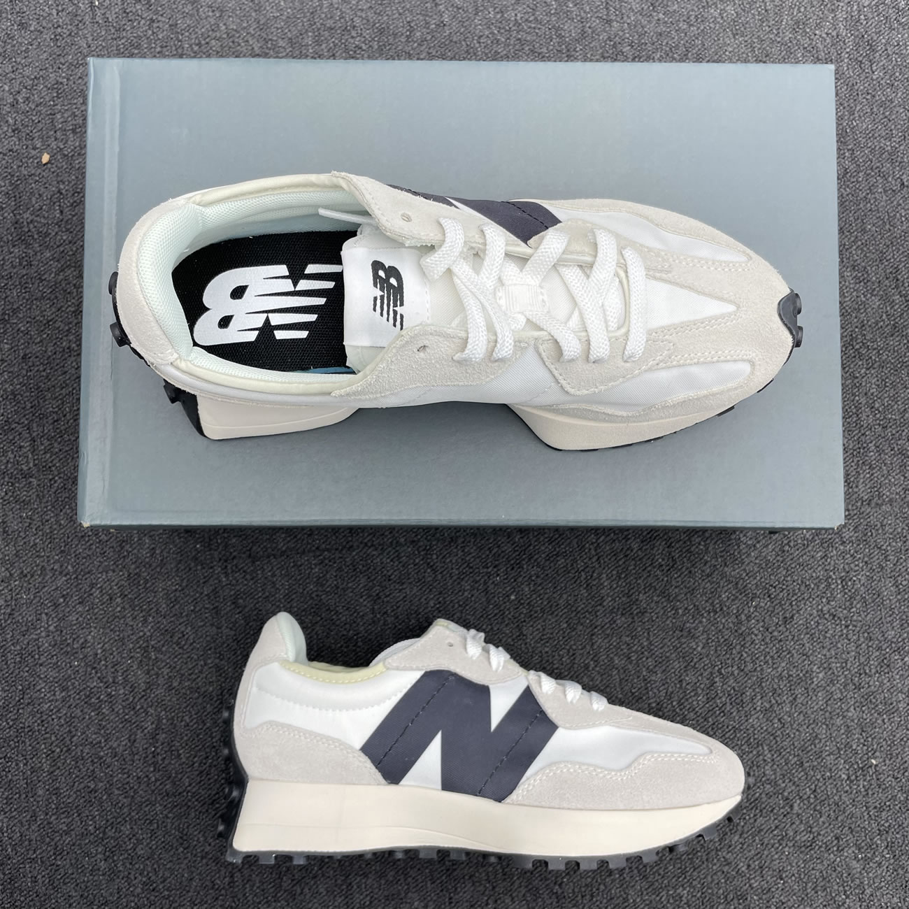 New Balance 327 Low Top Trainers Sneakers Ms327fe (1) - www.newkick.vip
