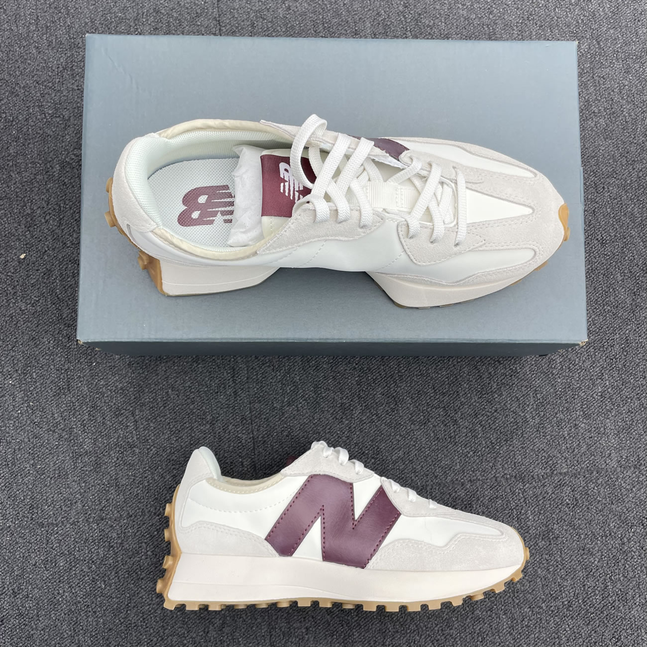 New Balance 327 Low Top Trainers Sneakers Ws327ka (1) - www.newkick.vip