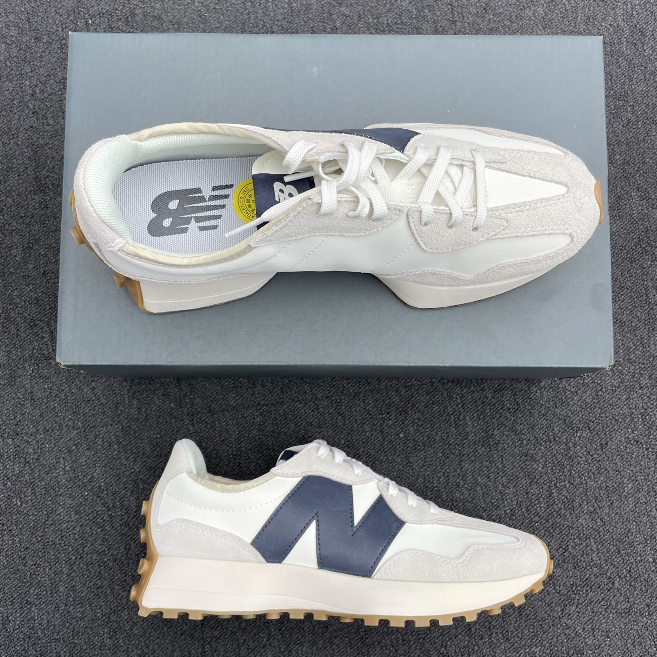 New Balance 327 Low Top Trainers Sneakers Ws327kb (1) - www.newkick.vip
