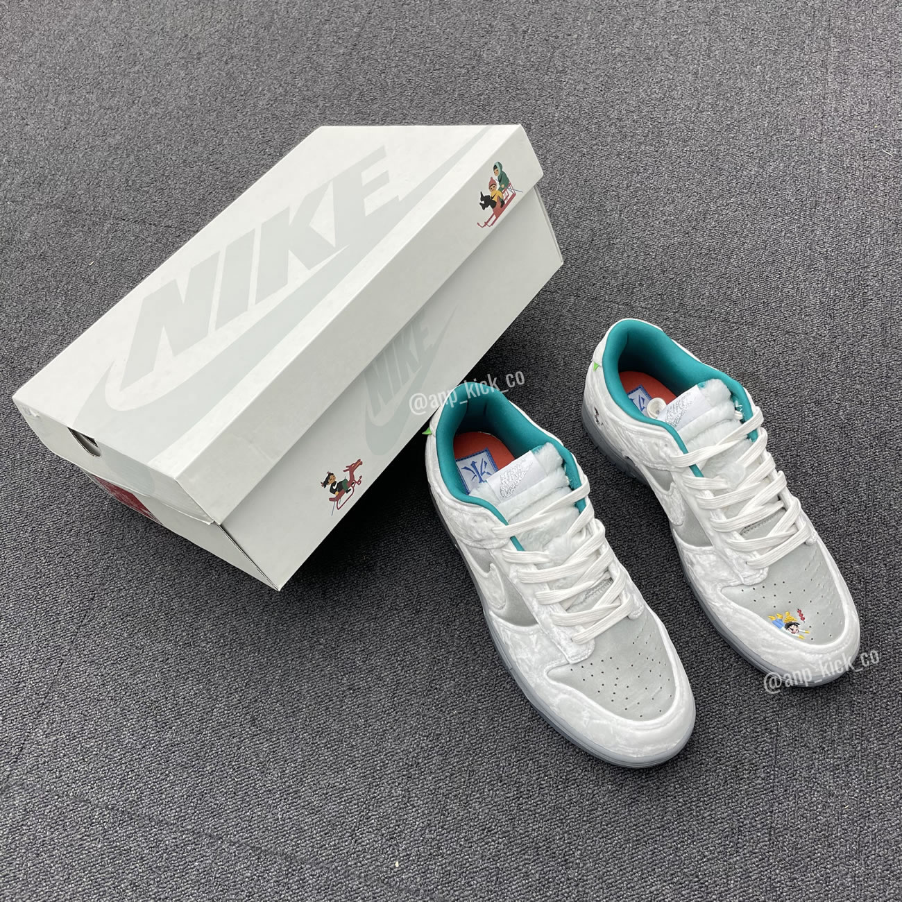 Nike Dunk Low Ice White Silver Blue Anpkick Do2326 001 (3) - www.newkick.org