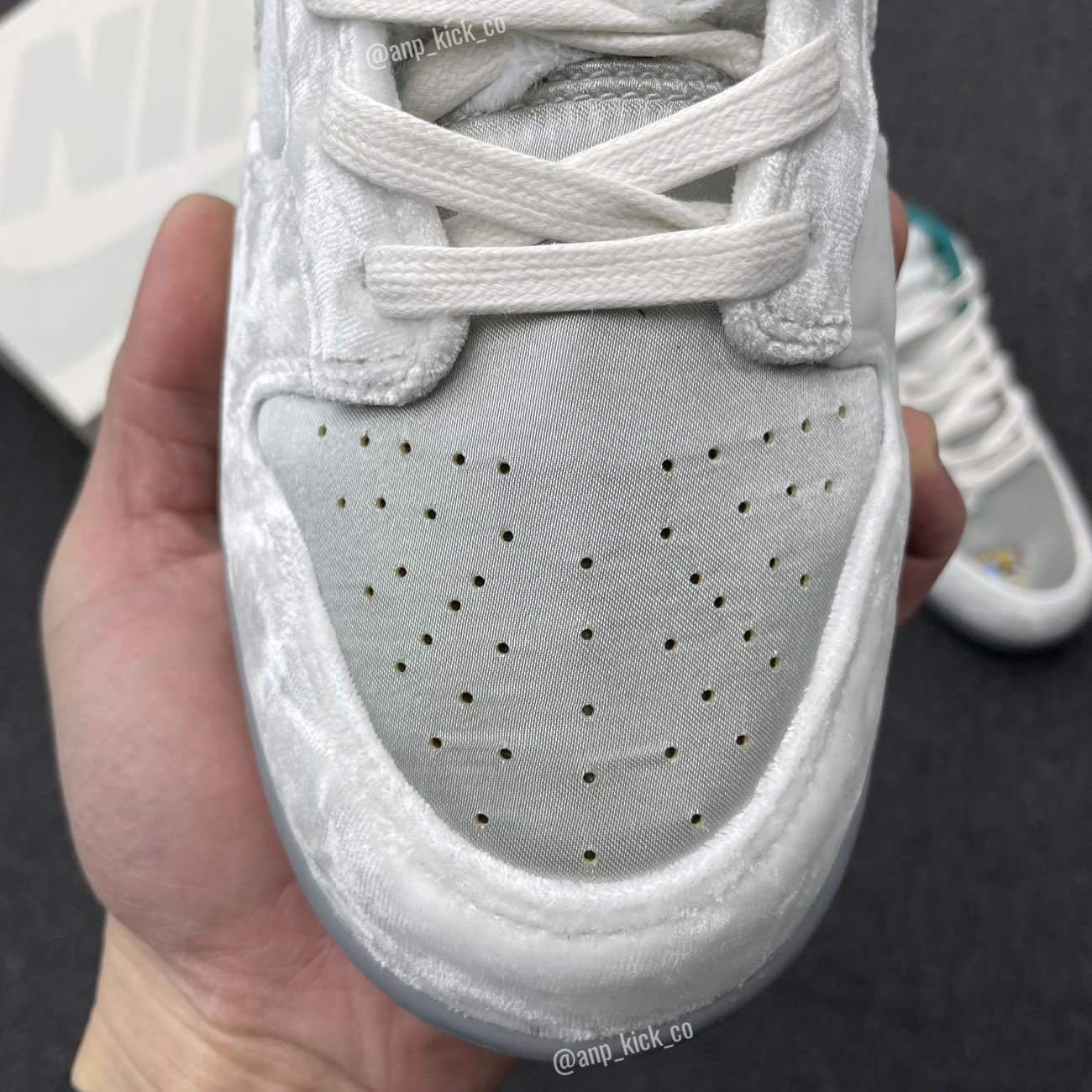 Nike Dunk Low Ice White Silver Blue Anpkick Do2326 001 (6) - www.newkick.org