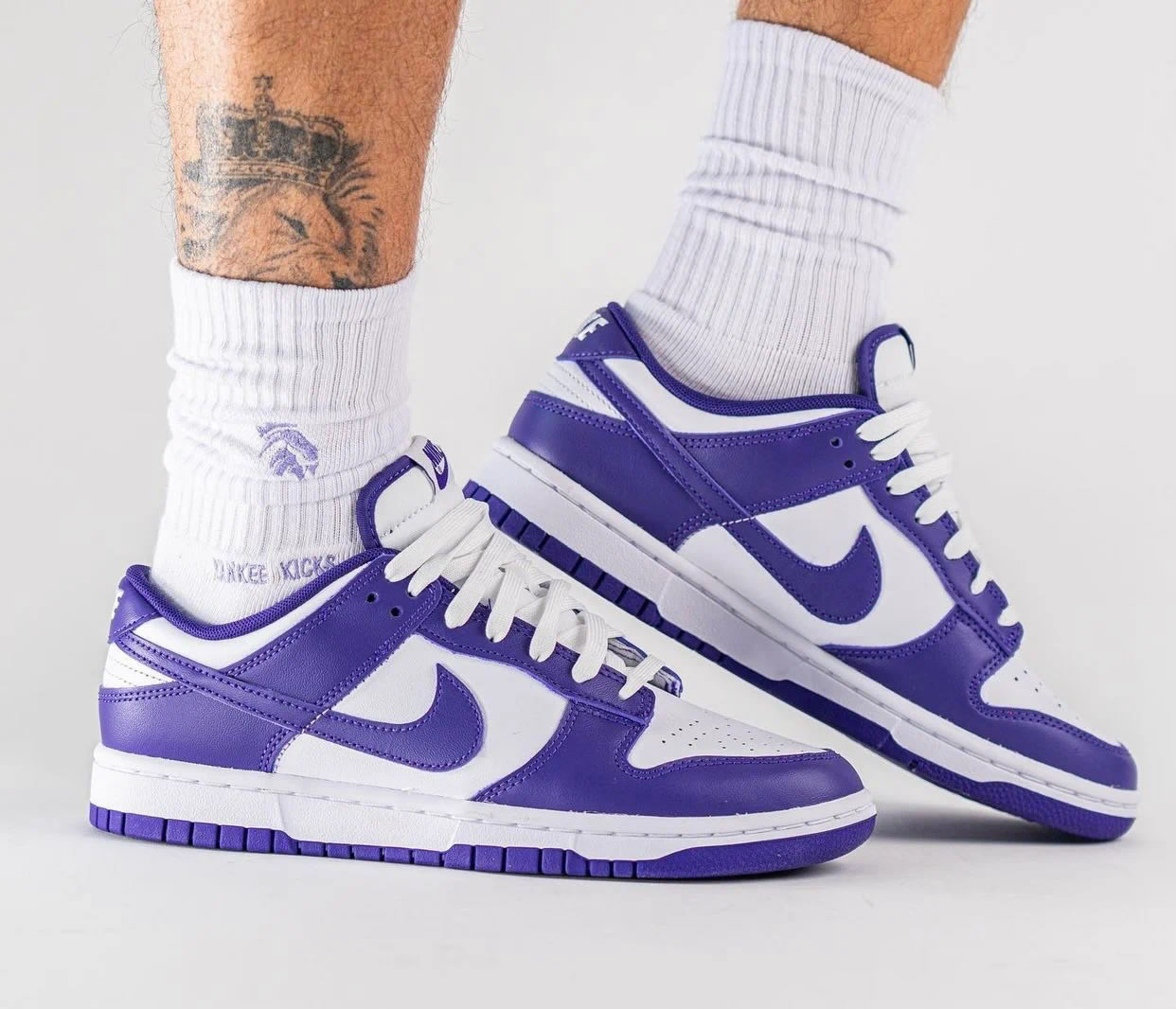 Nike Dunk Low Court Purple Dd1391 104 On Feet (2) - www.newkick.org