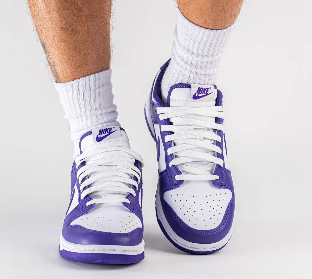Nike Dunk Low Court Purple Dd1391 104 On Feet (3) - www.newkick.org