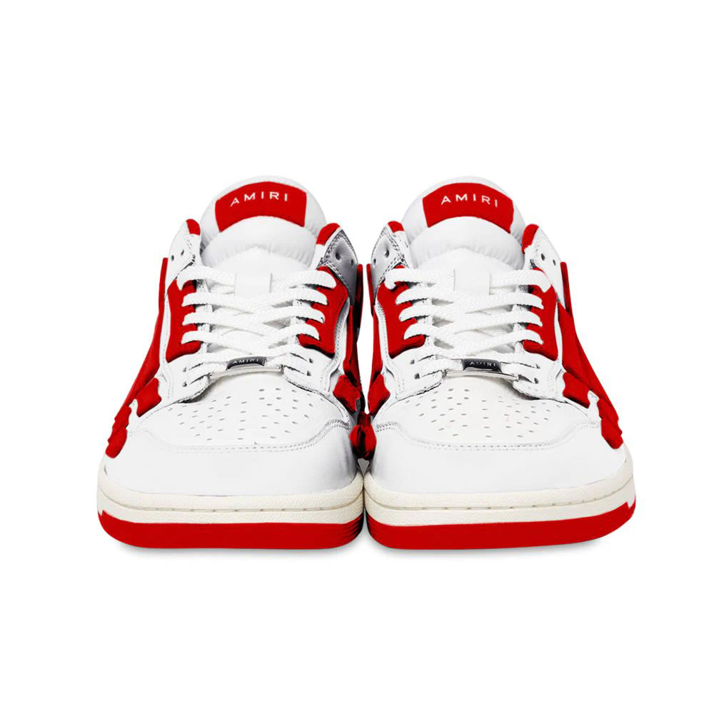 A M I R I Skel Top Low Leather Sneakers Red Mfs003 124 (3) - www.newkick.org