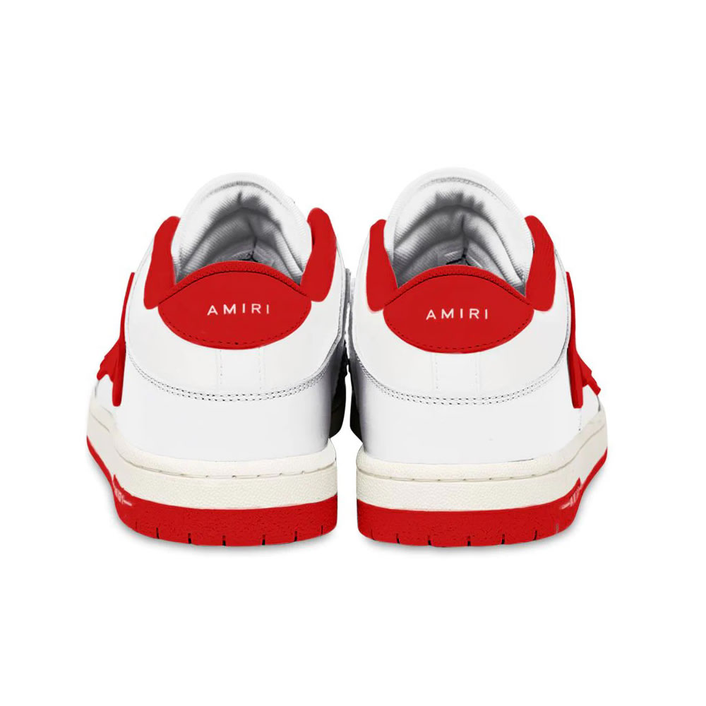 A M I R I Skel Top Low Leather Sneakers Red Mfs003 124 (5) - www.newkick.org