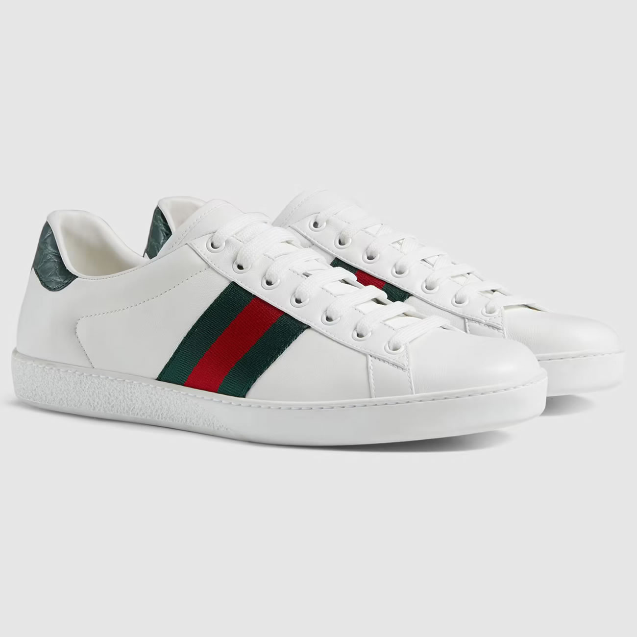 G U C C I Gg Ace Leather Sneaker For Mens Womens (2) - www.newkick.vip G U C C I Gg Ace Leather Sneaker For Mens Womens (2) - www.newkick.vip