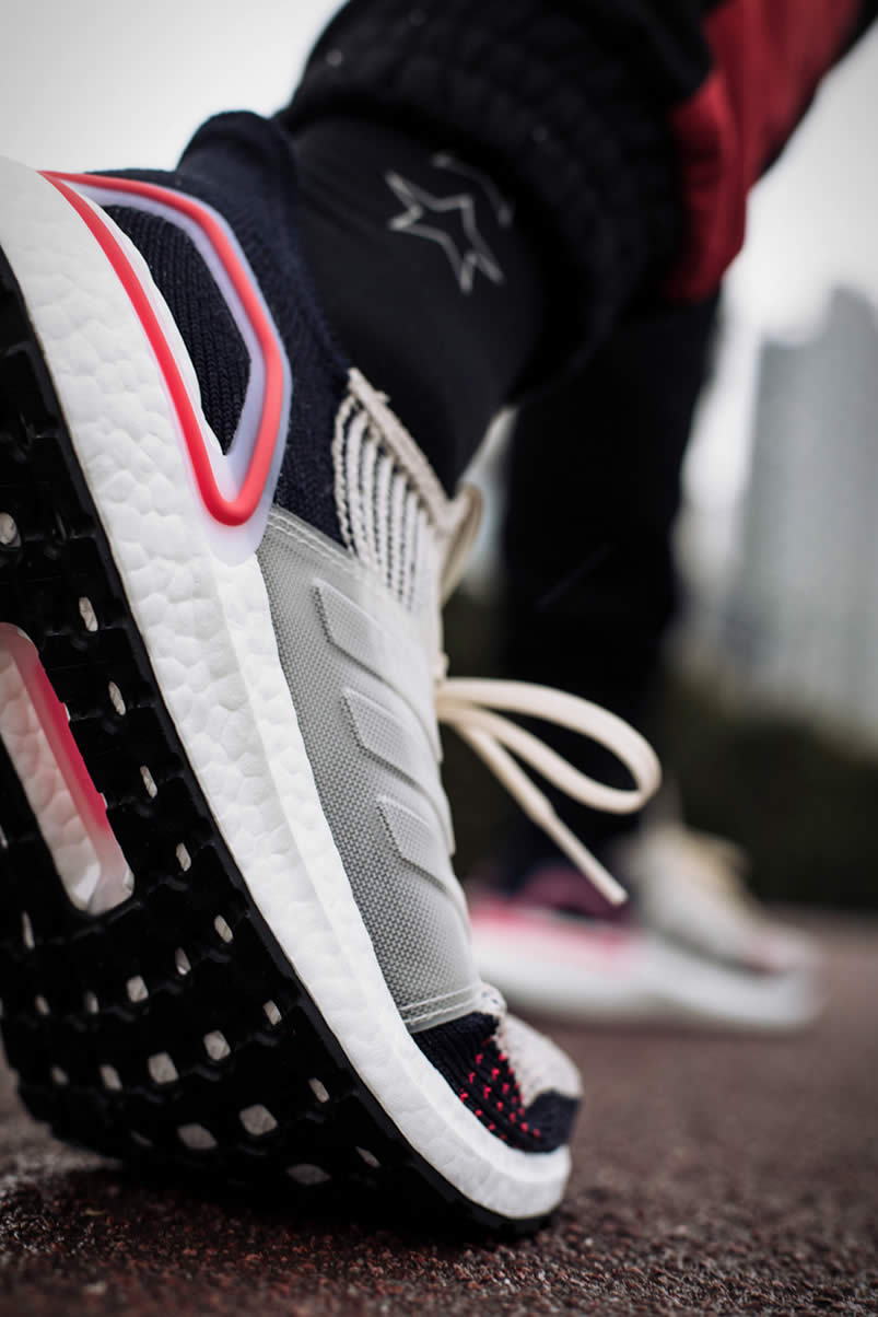 Adidas Ultra Boost 19 Colorways On Feet Active Red Cloud White B37703 (1) - www.newkick.org