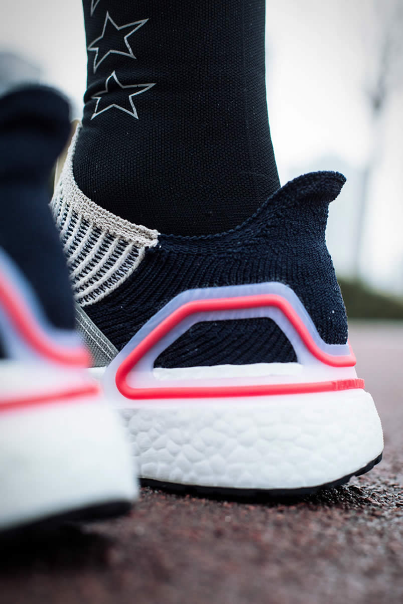 Adidas Ultra Boost 19 Colorways On Feet Active Red Cloud White B37703 (3) - www.newkick.org