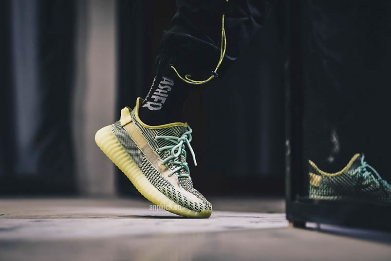 Adidas Yeezy Boost 350 V2 Yeezreel Non Reflective On Feet Release Date Fw5191 (7) - www.newkick.org
