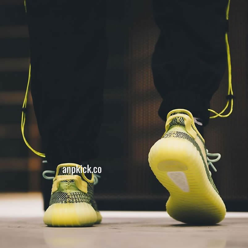 Adidas Yeezy Boost 350 V2 Yeezreel Reflective Green Black On Feet Release Date Fw4130 (5) - www.newkick.org Adidas Yeezy Boost 350 V2 Yeezreel Reflective Green Black On Feet Release Date Fw4130 (5) - www.newkick.org