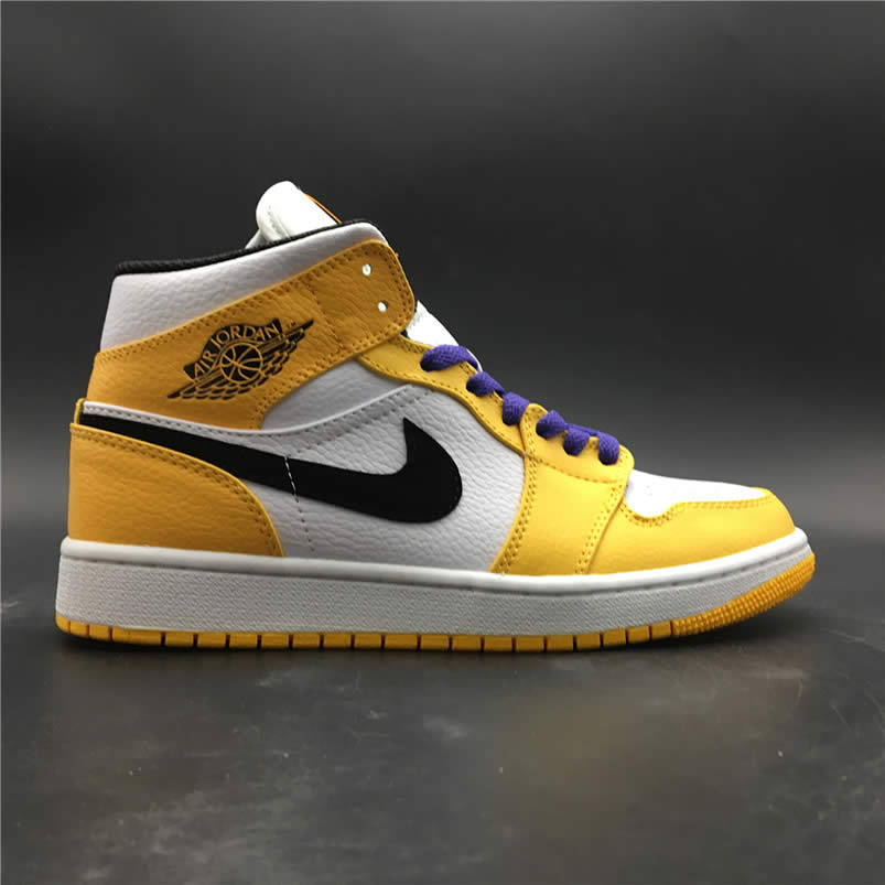 Air Jordan 1 Mid 2019 Lakers Yellow Purple For Sale Release Date 852542 700 (1) - www.newkick.vip Air Jordan 1 Mid 2019 Lakers Yellow Purple For Sale Release Date 852542 700 (1) - www.newkick.vip
