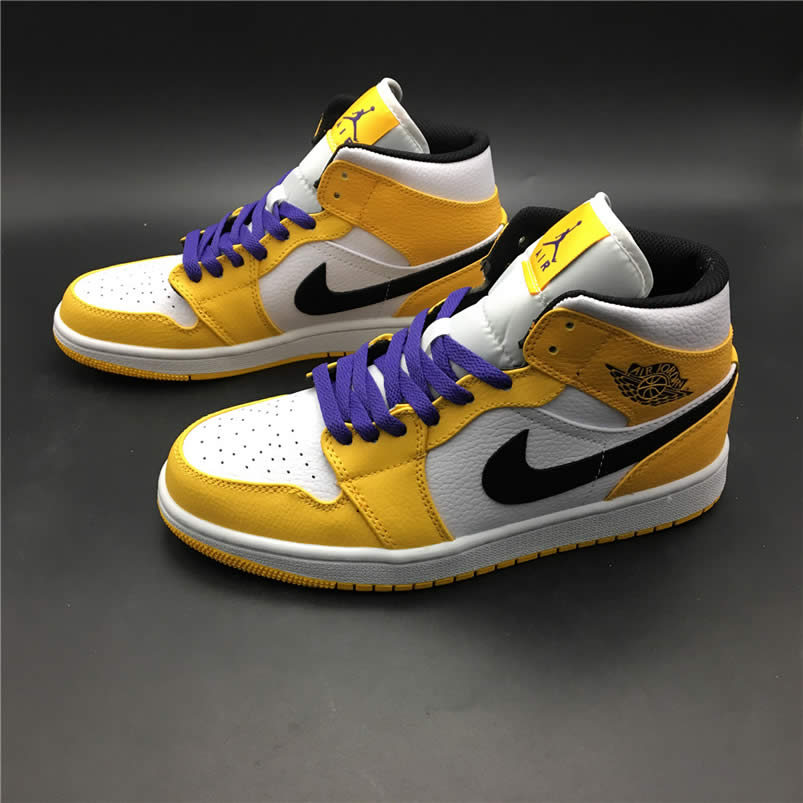Air Jordan 1 Mid 2019 Lakers Yellow Purple For Sale Release Date 852542 700 (10) - www.newkick.vip Air Jordan 1 Mid 2019 Lakers Yellow Purple For Sale Release Date 852542 700 (10) - www.newkick.vip