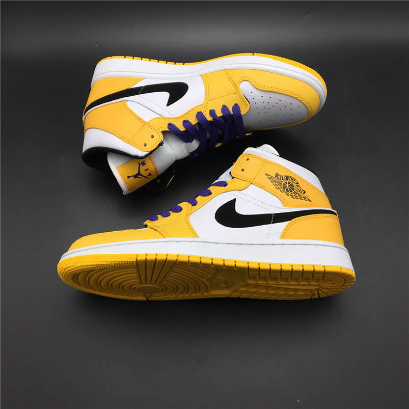 Air Jordan 1 Mid 2019 Lakers Yellow Purple For Sale Release Date 852542 700 (11) - www.newkick.vip Air Jordan 1 Mid 2019 Lakers Yellow Purple For Sale Release Date 852542 700 (11) - www.newkick.vip