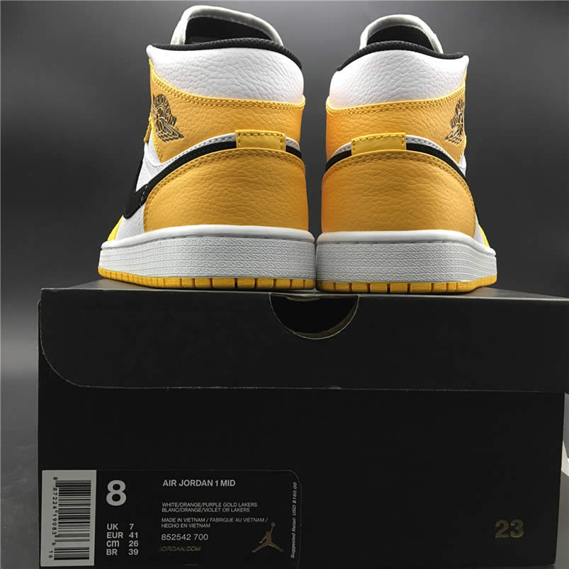 Air Jordan 1 Mid 2019 Lakers Yellow Purple For Sale Release Date 852542 700 (12) - www.newkick.vip Air Jordan 1 Mid 2019 Lakers Yellow Purple For Sale Release Date 852542 700 (12) - www.newkick.vip