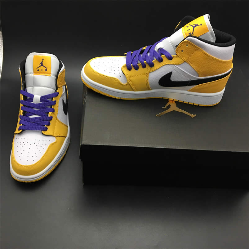 Air Jordan 1 Mid 2019 Lakers Yellow Purple For Sale Release Date 852542 700 (15) - www.newkick.vip Air Jordan 1 Mid 2019 Lakers Yellow Purple For Sale Release Date 852542 700 (15) - www.newkick.vip