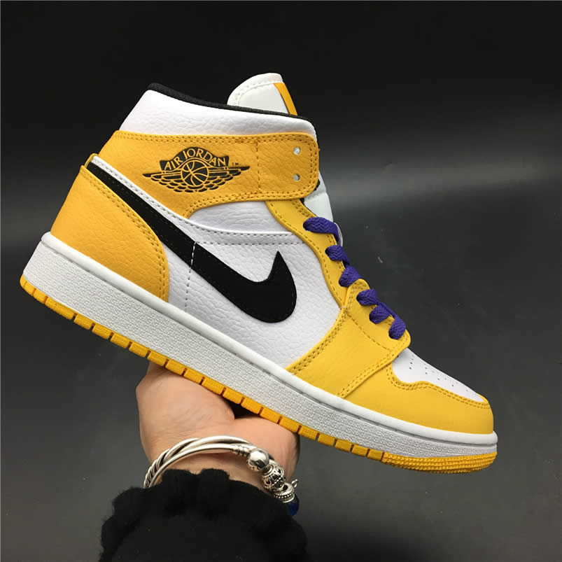 Air Jordan 1 Mid 2019 Lakers Yellow Purple For Sale Release Date 852542 700 (2) - www.newkick.vip Air Jordan 1 Mid 2019 Lakers Yellow Purple For Sale Release Date 852542 700 (2) - www.newkick.vip