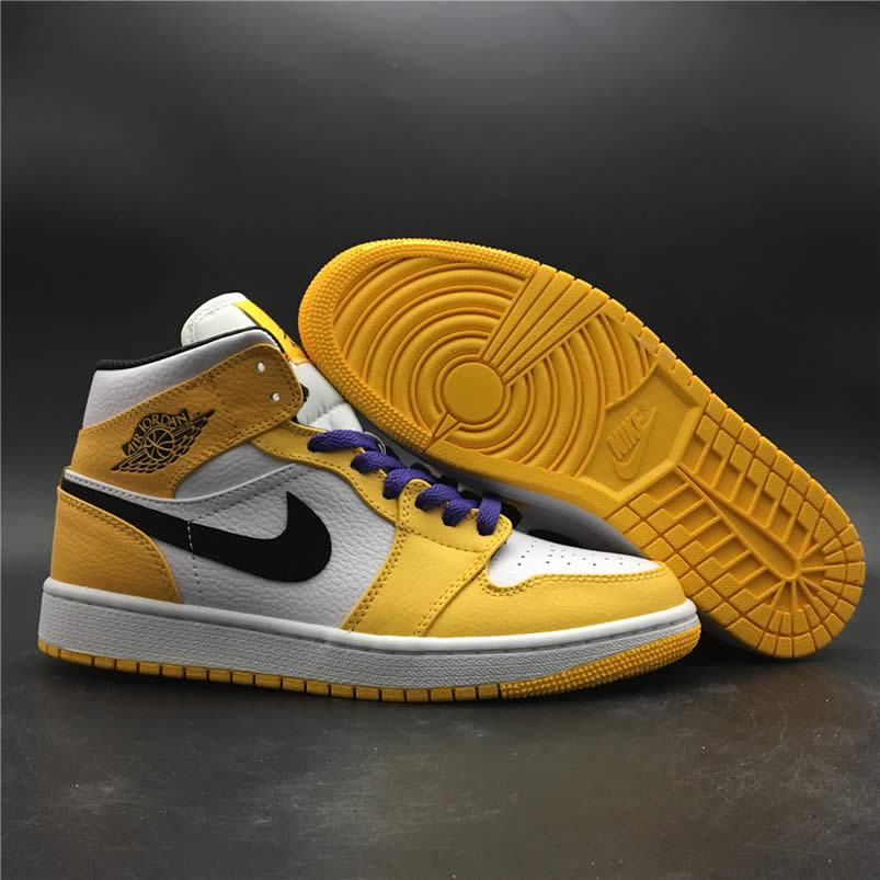Air Jordan 1 Mid 2019 Lakers Yellow Purple For Sale Release Date 852542 700 (8) - www.newkick.vip Air Jordan 1 Mid 2019 Lakers Yellow Purple For Sale Release Date 852542 700 (8) - www.newkick.vip