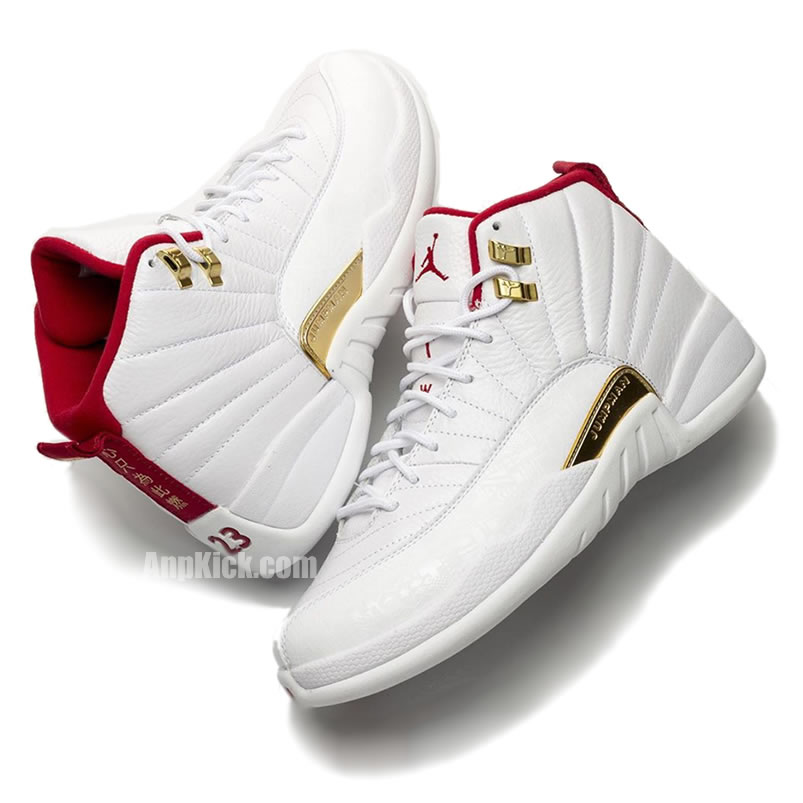 Air Jordan 12 Fiba 2019 White University Red Gold 130690 107 (3) - www.newkick.org Air Jordan 12 Fiba 2019 White University Red Gold 130690 107 (3) - www.newkick.org
