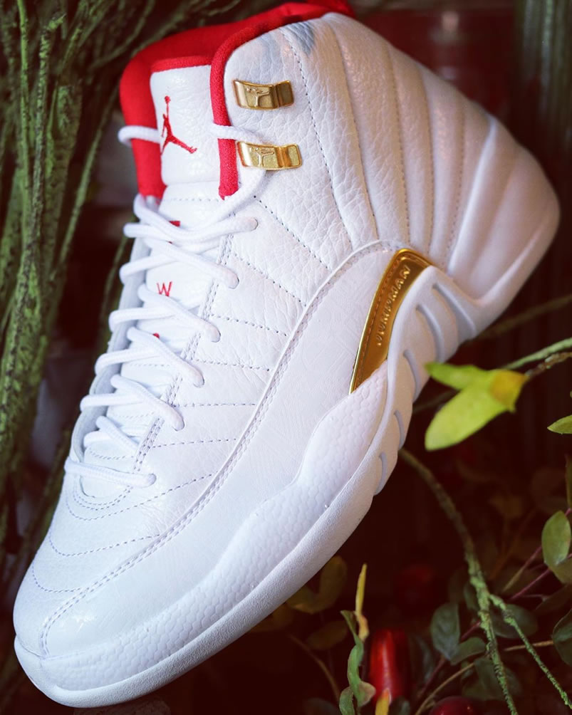 Air Jordan 12 Fiba 2019 White University Red Gold 130690 107 (7) - www.newkick.org Air Jordan 12 Fiba 2019 White University Red Gold 130690 107 (7) - www.newkick.org