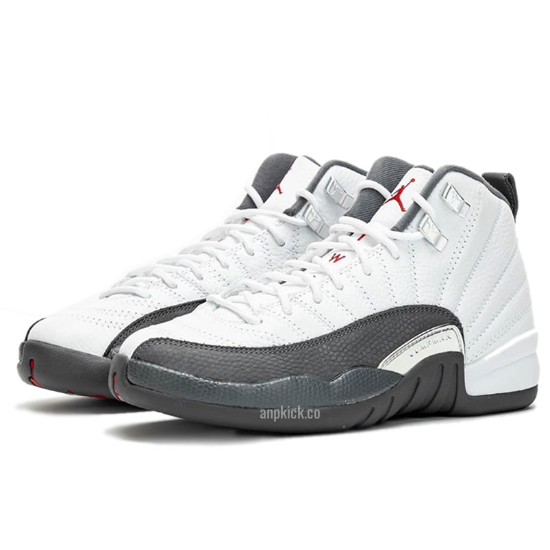 Air Jordan 12 White Dark Grey Gym Red Gs Release Date 130690 160 (3) - www.newkick.org