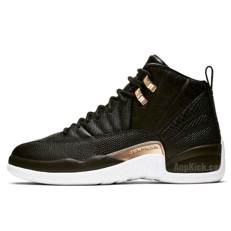 Air Jordan 12 Wmns Snakeskin Midnight Black White Gold Ao6068 007 (1) - www.newkick.org Air Jordan 12 Wmns Snakeskin Midnight Black White Gold Ao6068 007 (1) - www.newkick.org