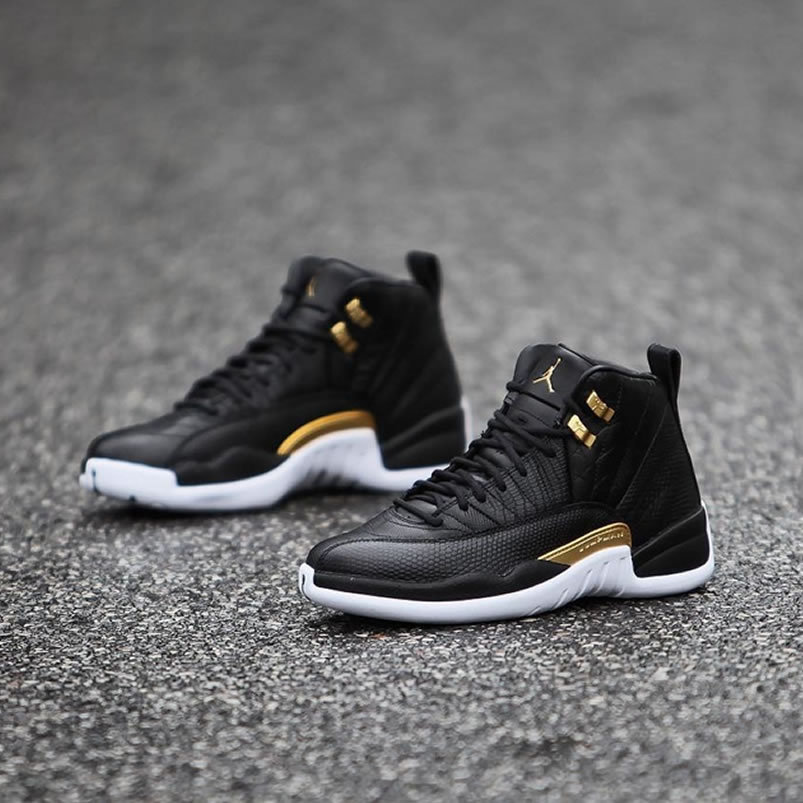 Air Jordan 12 Wmns Snakeskin Midnight Black White Gold Ao6068 007 (7) - www.newkick.org Air Jordan 12 Wmns Snakeskin Midnight Black White Gold Ao6068 007 (7) - www.newkick.org