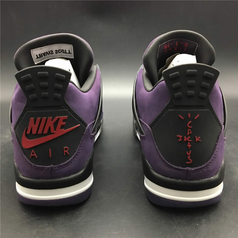 Travis Scott Air Jordan 4 Purple On Feet For Sale (3) - www.newkick.org Travis Scott Air Jordan 4 Purple On Feet For Sale (3) - www.newkick.org