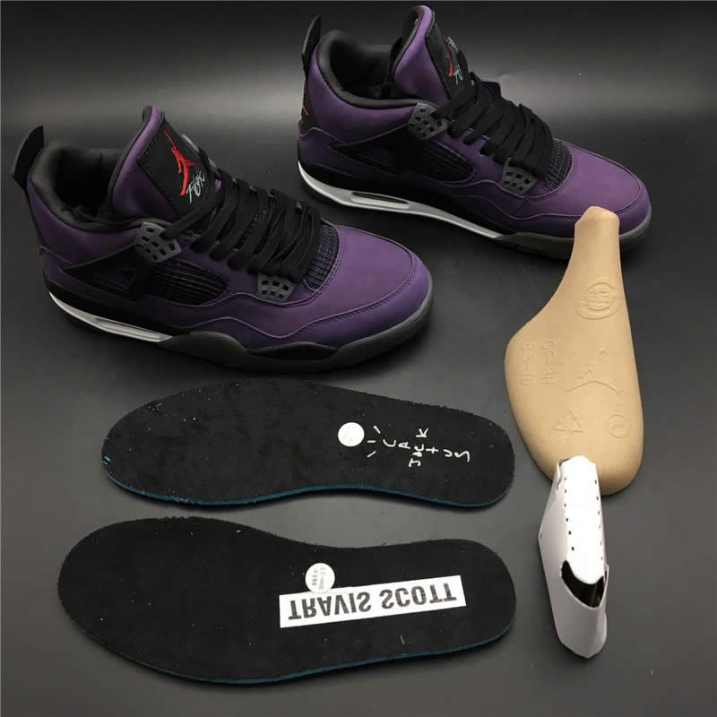 Travis Scott Air Jordan 4 Purple On Feet For Sale (4) - www.newkick.org Travis Scott Air Jordan 4 Purple On Feet For Sale (4) - www.newkick.org