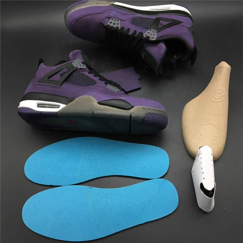 Travis Scott Air Jordan 4 Purple On Feet For Sale (5) - www.newkick.org Travis Scott Air Jordan 4 Purple On Feet For Sale (5) - www.newkick.org