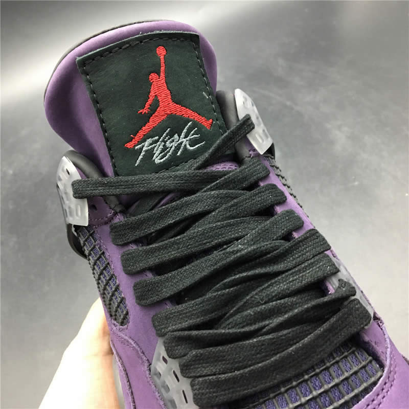 Travis Scott Air Jordan 4 Purple On Feet For Sale (6) - www.newkick.org Travis Scott Air Jordan 4 Purple On Feet For Sale (6) - www.newkick.org