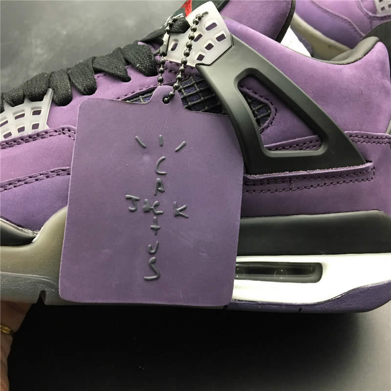 Travis Scott Air Jordan 4 Purple On Feet For Sale (8) - www.newkick.org Travis Scott Air Jordan 4 Purple On Feet For Sale (8) - www.newkick.org