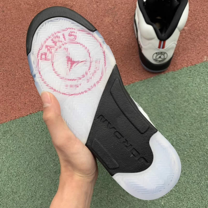 Air Jordan 5 Paris Saint Germain Friends Family Psg White Av9175 101 Detail Pics (10) - www.newkick.org
