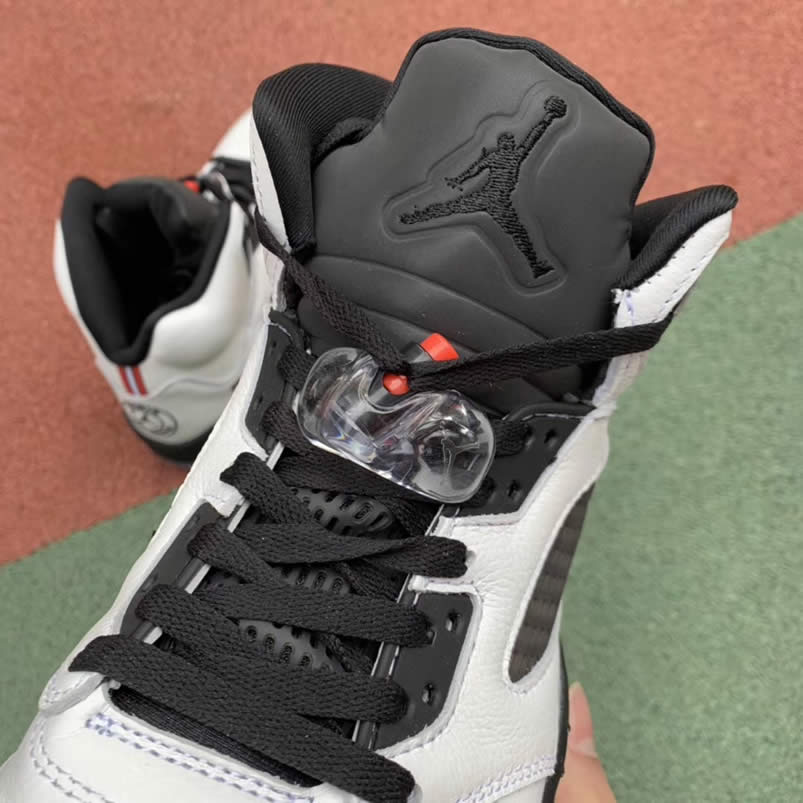 Air Jordan 5 Paris Saint Germain Friends Family Psg White Av9175 101 Detail Pics (12) - www.newkick.org