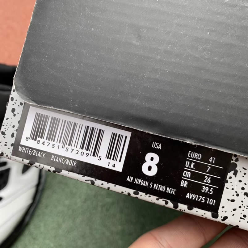 Air Jordan 5 Paris Saint Germain Friends Family Psg White Av9175 101 Detail Pics (19) - www.newkick.org