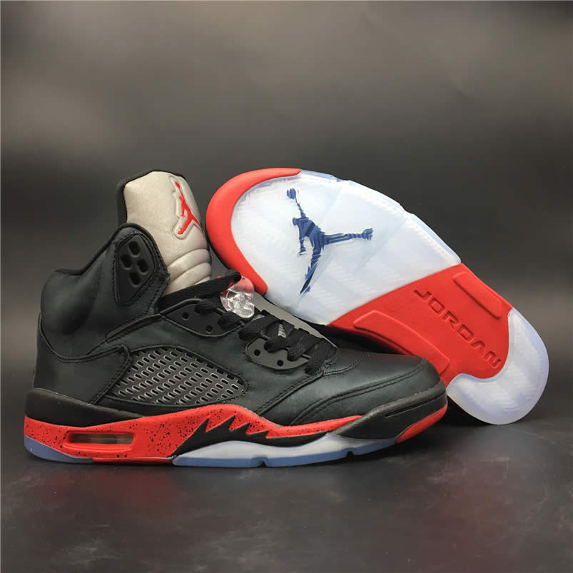Air Jordan 5 Satin Bred Black University Red For Sale On Feet Outfit 136027 006 (2) - www.newkick.org Air Jordan 5 Satin Bred Black University Red For Sale On Feet Outfit 136027 006 (2) - www.newkick.org