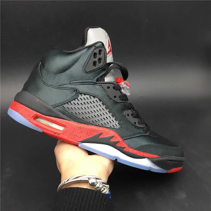 Air Jordan 5 Satin Bred Black University Red For Sale On Feet Outfit 136027 006 (3) - www.newkick.org Air Jordan 5 Satin Bred Black University Red For Sale On Feet Outfit 136027 006 (3) - www.newkick.org