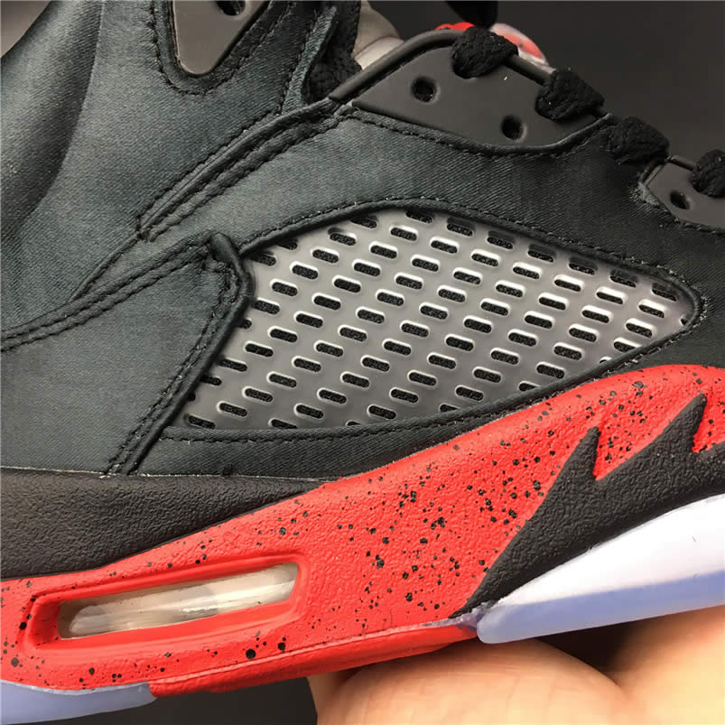 Air Jordan 5 Satin Bred Black University Red For Sale On Feet Outfit 136027 006 (4) - www.newkick.org Air Jordan 5 Satin Bred Black University Red For Sale On Feet Outfit 136027 006 (4) - www.newkick.org