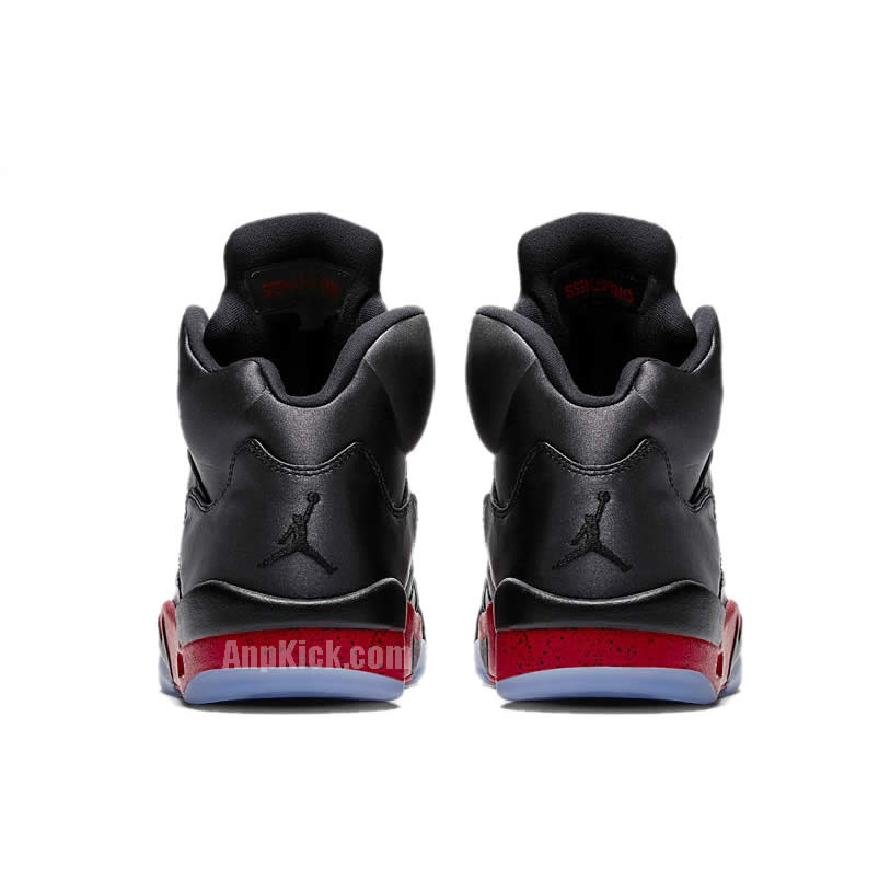 Air Jordan 5 Satin Bred Black University Red On Feet Outfit 136027 006 (5) - www.newkick.org Air Jordan 5 Satin Bred Black University Red On Feet Outfit 136027 006 (5) - www.newkick.org