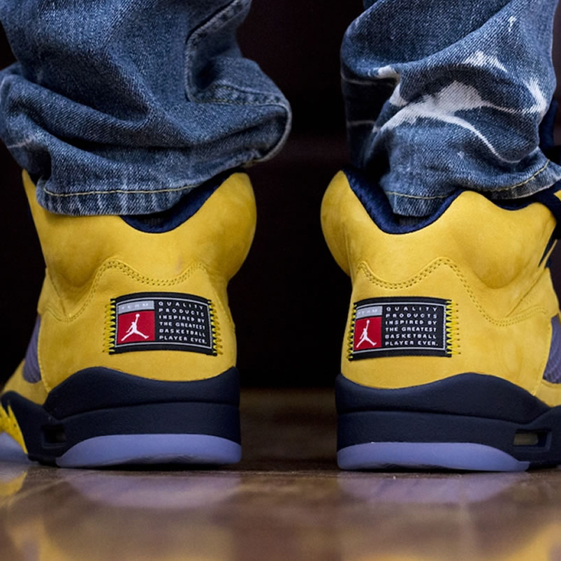 Air Jordan 5 Sp Yellow Michigan 2019 Inspire On Feet Cq9541 704 (2) - www.newkick.org Air Jordan 5 Sp Yellow Michigan 2019 Inspire On Feet Cq9541 704 (2) - www.newkick.org