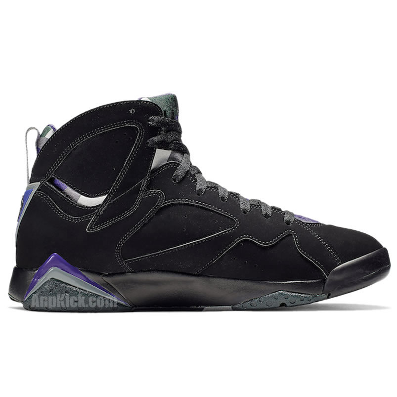 Air Jordan Retro 7 Ray Allen Pe Black And Purple 304775 053 (2) - www.newkick.org