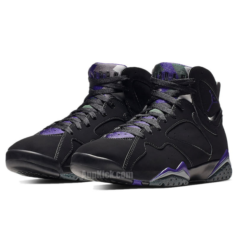 Air Jordan Retro 7 Ray Allen Pe Black And Purple 304775 053 (3) - www.newkick.org