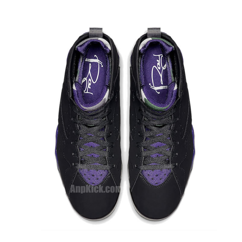 Air Jordan Retro 7 Ray Allen Pe Black And Purple 304775 053 (4) - www.newkick.org