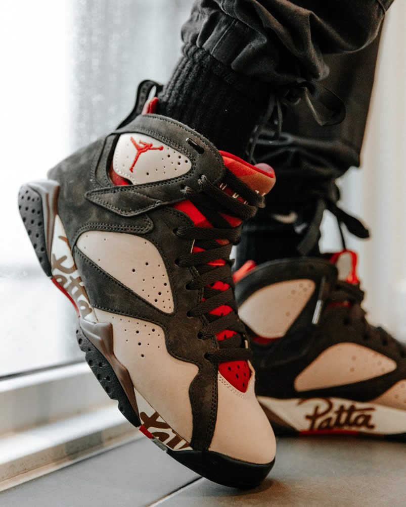 Patta Air Jordan 7 Og Sp Mahogany On Feet Price Release Date At3375 200 (2) - www.newkick.org