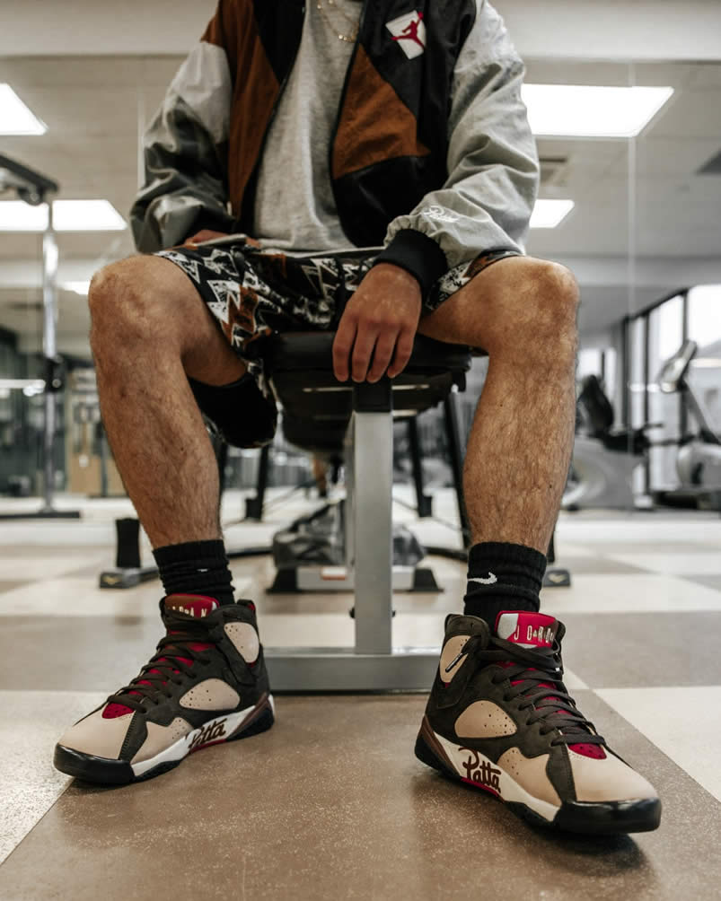 Patta Air Jordan 7 Og Sp Mahogany On Feet Price Release Date At3375 200 (3) - www.newkick.org