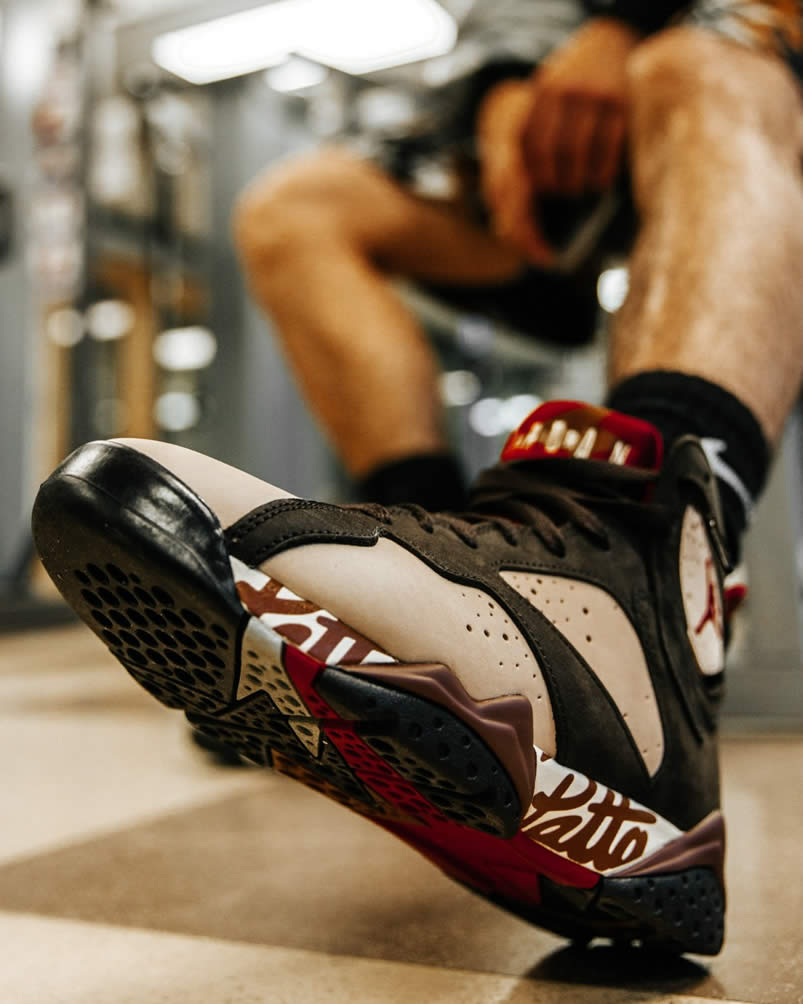 Patta Air Jordan 7 Og Sp Mahogany On Feet Price Release Date At3375 200 (4) - www.newkick.org