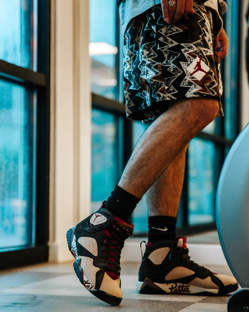 Patta Air Jordan 7 Og Sp Mahogany On Feet Price Release Date At3375 200 (5) - www.newkick.org